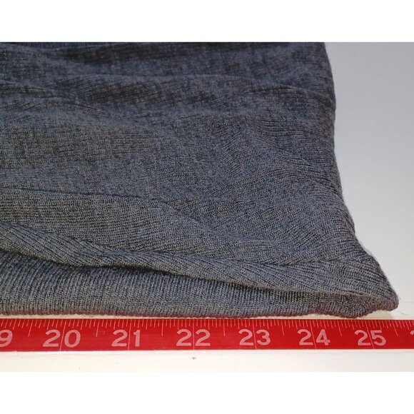 Bobby Jones Merino Wool Henley Mens XL Rib Knit Faux Suede Trim Heritage Classic - Picture 5 of 7